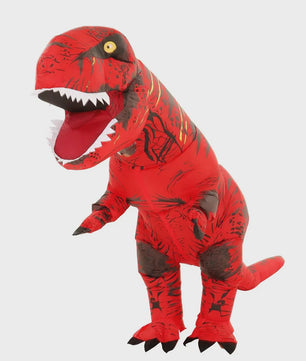 Opblaasbaar T-Rex Dinosaurus Kostuum voor Volwassenen - Halloween, Feest & Cosplay