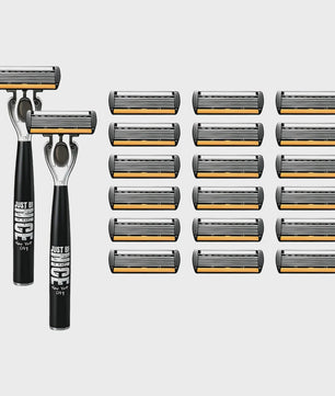 Luxe Scheerset voor Heren: 6-laags Scheermes met Aloë Vera Strip - Perfect Cadeau