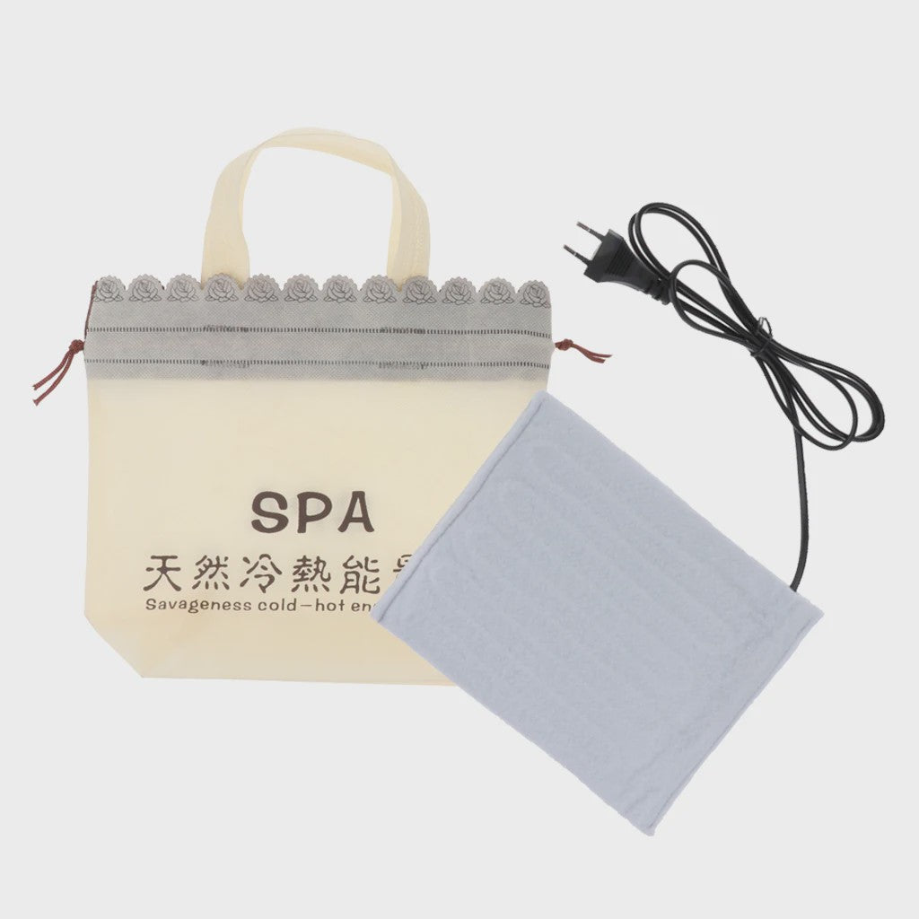 Professionele Hot Stone Massage Set - 4x Jade Energie Stenen voor Ontspanning