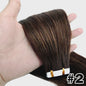 Tape-in Haarverlengingen 100% Echt Menselijk Haar - Kleur #2 - Naadloos & Zacht