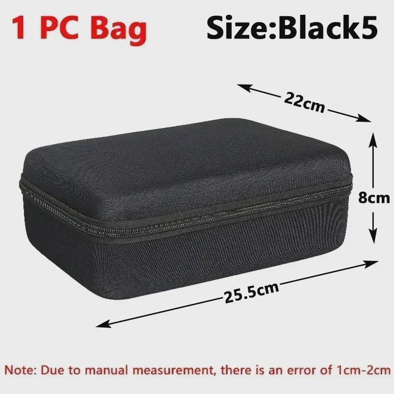 Veelzijdige EVA Hardcase Opbergdoos - Schokbestendig en Draagbaar voor Oordopjes, Accessoires & Make-up