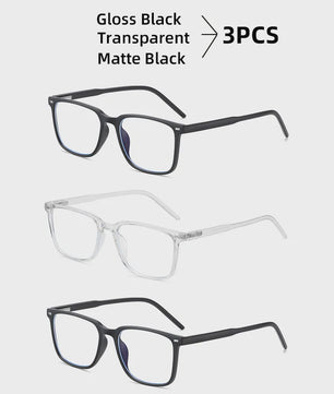 VIVIBEE Klassieke Blauw Licht Blokkerende Bril voor Heren - TR90 Frame, Anti-Ray, Computer & Gaming