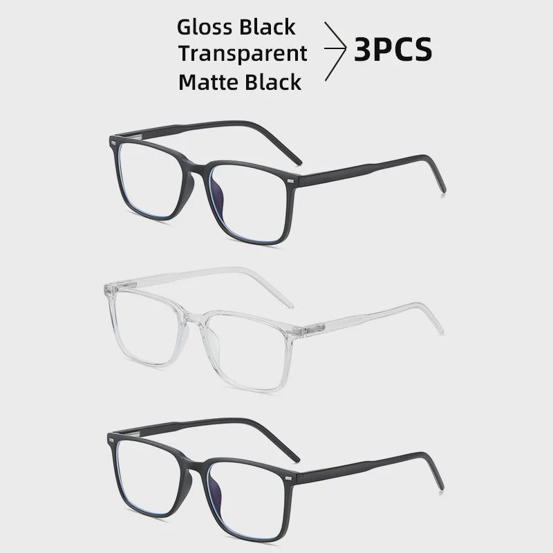 VIVIBEE Klassieke Blauw Licht Blokkerende Bril voor Heren - TR90 Frame, Anti-Ray, Computer & Gaming