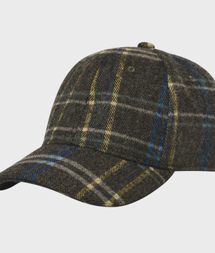 Herren Tweed Baseball Cap - Stijlvolle Wolmix Pet voor Heren