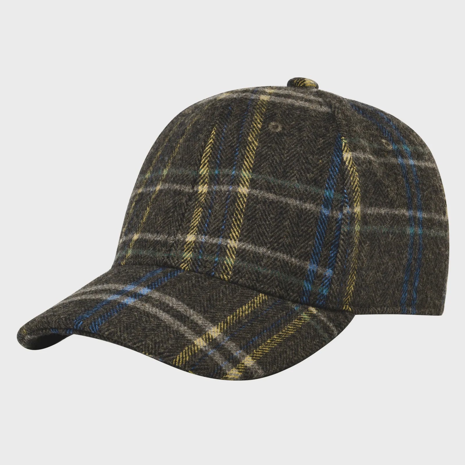 Herren Tweed Baseball Cap - Stijlvolle Wolmix Pet voor Heren