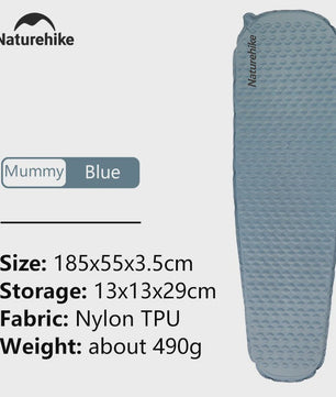 Naturehike Ultralichte Zelfopblaasbare Slaapmat - Comfortabel & Compact Kamperen