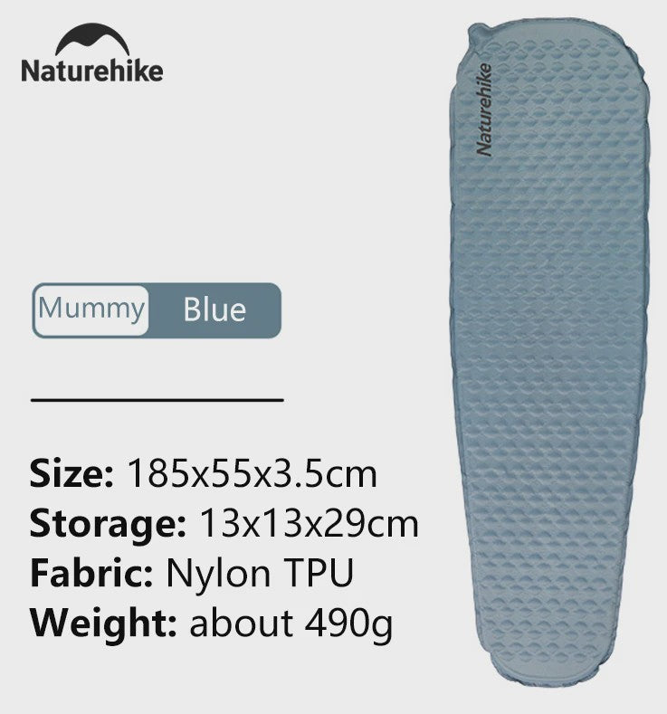 Naturehike Ultralichte Zelfopblaasbare Slaapmat - Comfortabel & Compact Kamperen
