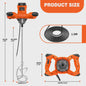 Krachtige Handmixer 2600W - 6 Snelheden voor Verf, Cement en Meer