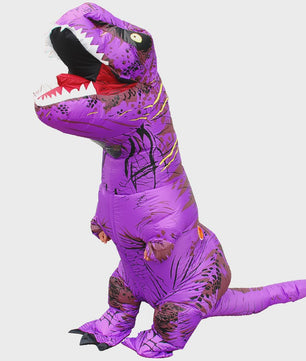 Opblaasbaar T-Rex Dinosaurus Kostuum voor Volwassenen - Perfect voor Feestjes en Halloween