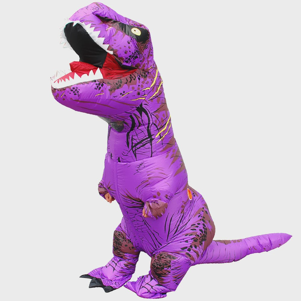 Opblaasbaar T-Rex Dinosaurus Kostuum voor Volwassenen - Perfect voor Feestjes en Halloween