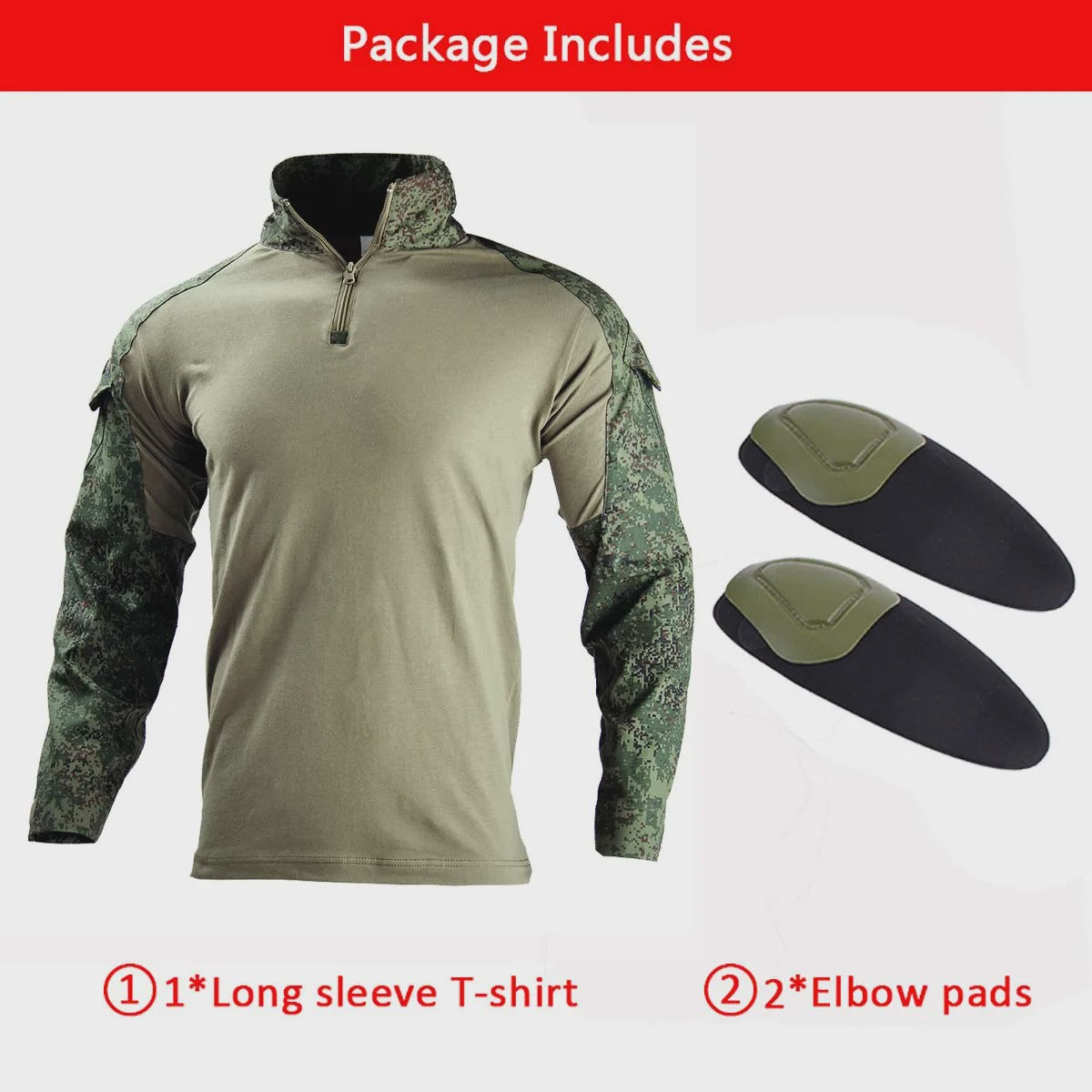 Tactisch Camouflage Uniform Set: Cargo Broek & Shirt voor Heren