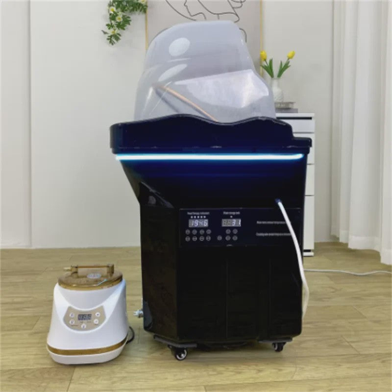 Professionele Haarspoelbak met Watercirculatie en Mobiel Ontwerp