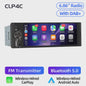 Universele 1-DIN Autoradio met 6.86" IPS Touchscreen, Draadloze CarPlay & Android Auto