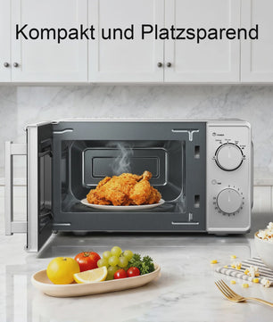 Galanz Magnetron 20L 700W - Compact Tafelmodel met Draaiknoppen en Timer