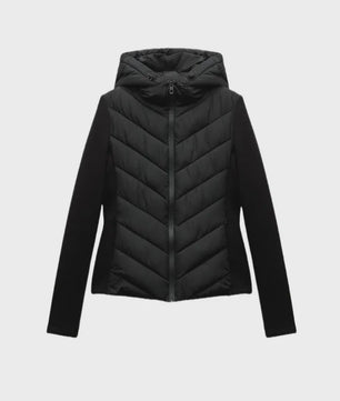 Dames Patchwork Jas met Capuchon - Stijlvol & Comfortabel