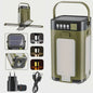 Oplaadbare Camping Lantaarn 15W LED Zaklamp met Magneet & Verstelbare Lampen