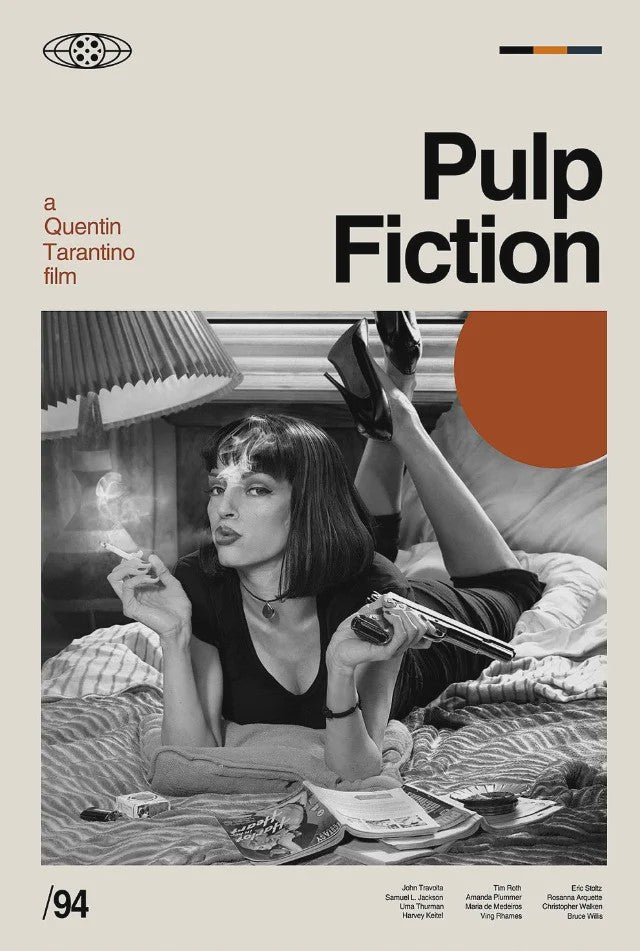 Iconische Film & TV Canvas Posters: Friends, Back to the Future, Pulp Fiction, The Godfather
