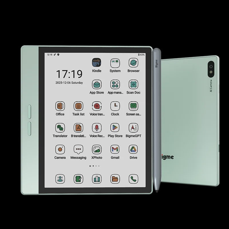 Bigme B7: 7" E-Ink E-Reader met Android 14, 8+128GB en Penondersteuning