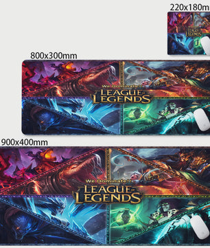 League of Legends XXL Gaming Muismat - Anti-slip Bureau Mat voor PC & Laptop