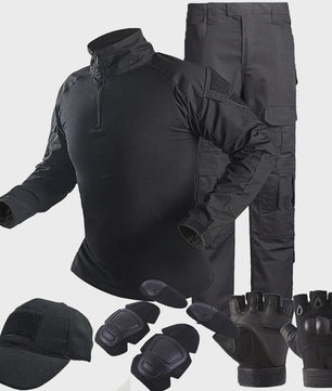 Tactisch Camouflage Uniform Set: Shirt & Broek voor Outdoor Activiteiten