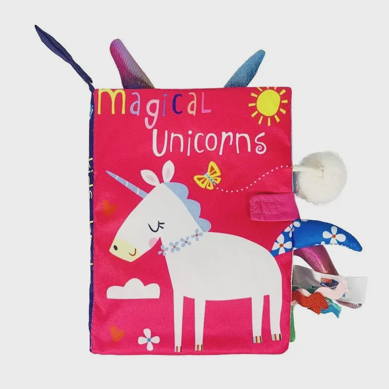 Interactief Stoffen Babyboek met Geluid & Sensopatische Elementen (0-36 Maanden)