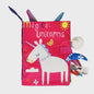 Interactief Stoffen Babyboek met Geluid & Sensopatische Elementen (0-36 Maanden)
