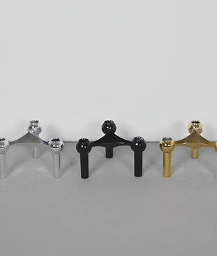 Modulaire Metalen Kandelaar - Geometric & Verstelbaar voor Tafel & Bruiloft