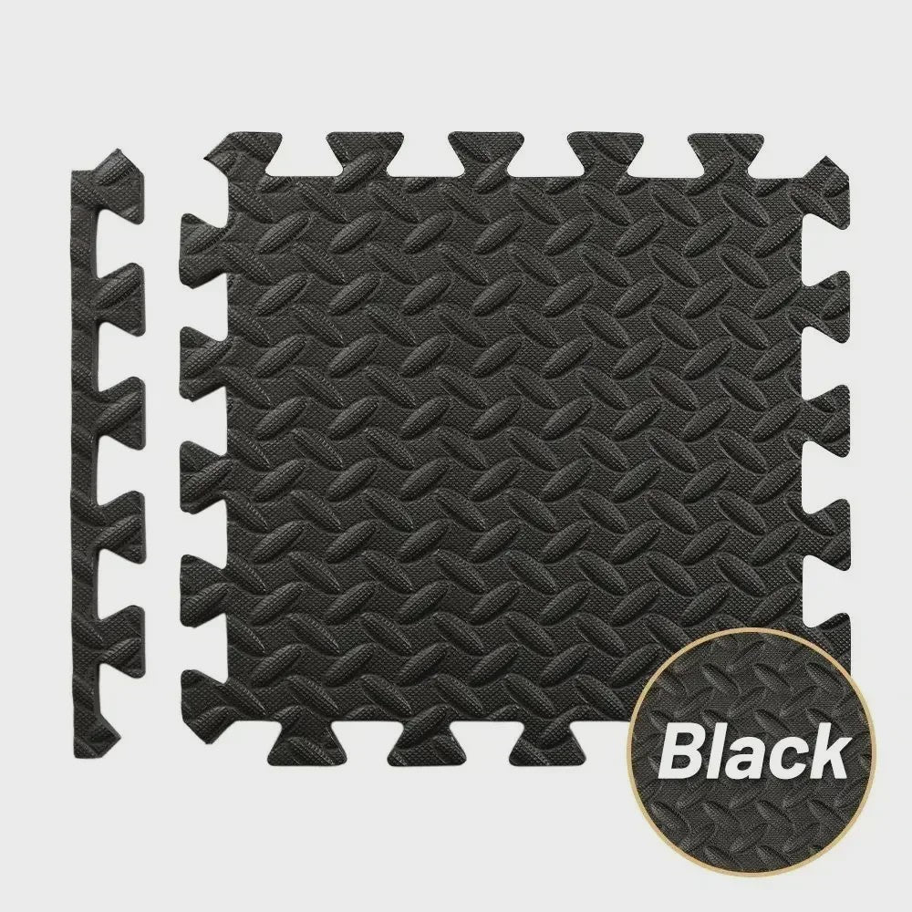 Interlocking EVA Schuim Puzzelmat voor Thuisgym - Antislip en Geluiddempend