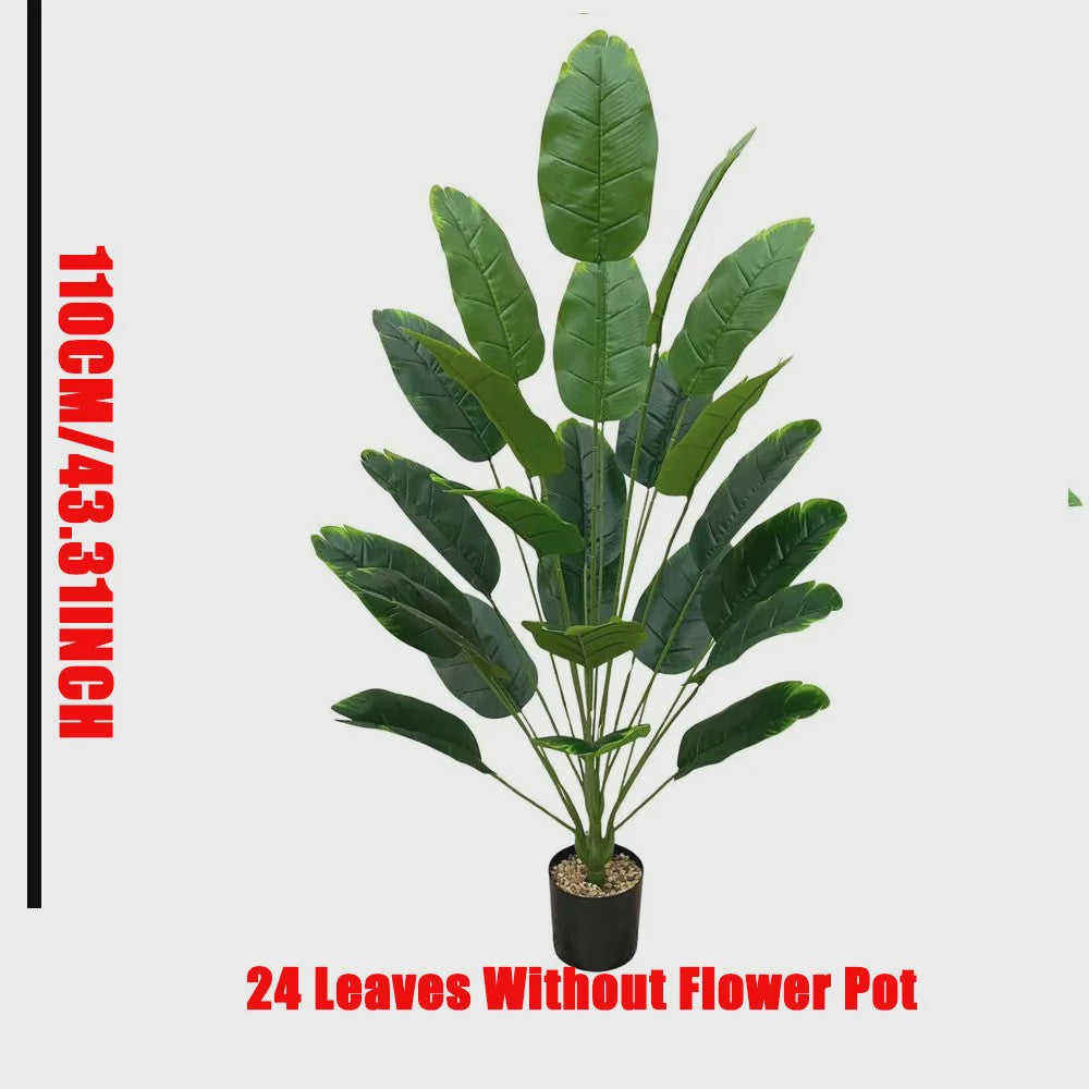 Grote Kunstplant Tropische Banaan Palm met 18 Bladeren - Realistisch & Decoratief