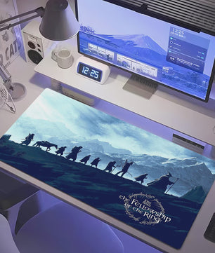 Grote Gaming Muismat XL - Lotrs Film Thema Deskmat voor PC & Bureau