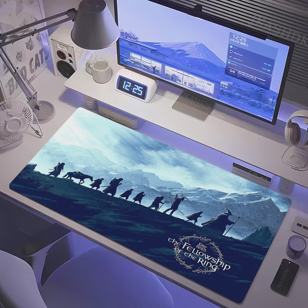 Grote Gaming Muismat XL - Lotrs Film Thema Deskmat voor PC & Bureau