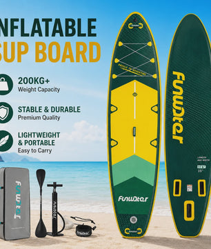 Opblaasbaar Stand Up Paddle Board Funwater 350cm - 200kg Capaciteit - Complete Set