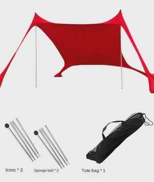 Pop-Up Strandtent met UV-bescherming UPF 50+ | Ultralichte Zonnescherm Luifel voor Camping en Picknicks