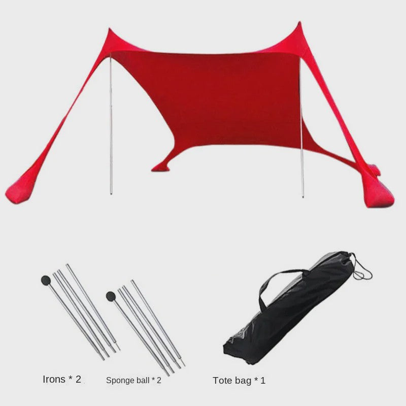Pop-Up Strandtent met UV-bescherming UPF 50+ | Ultralichte Zonnescherm Luifel voor Camping en Picknicks