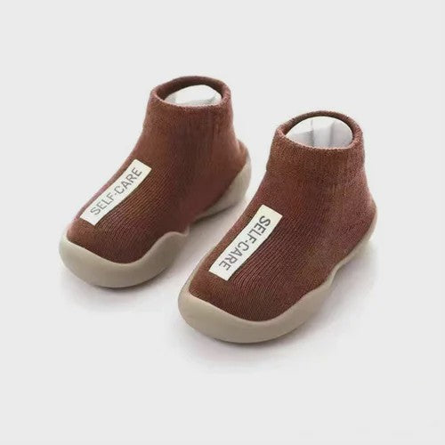 Zachte Babyschoentjes Sokken - Antislip Loopzool voor Eerste Stapjes