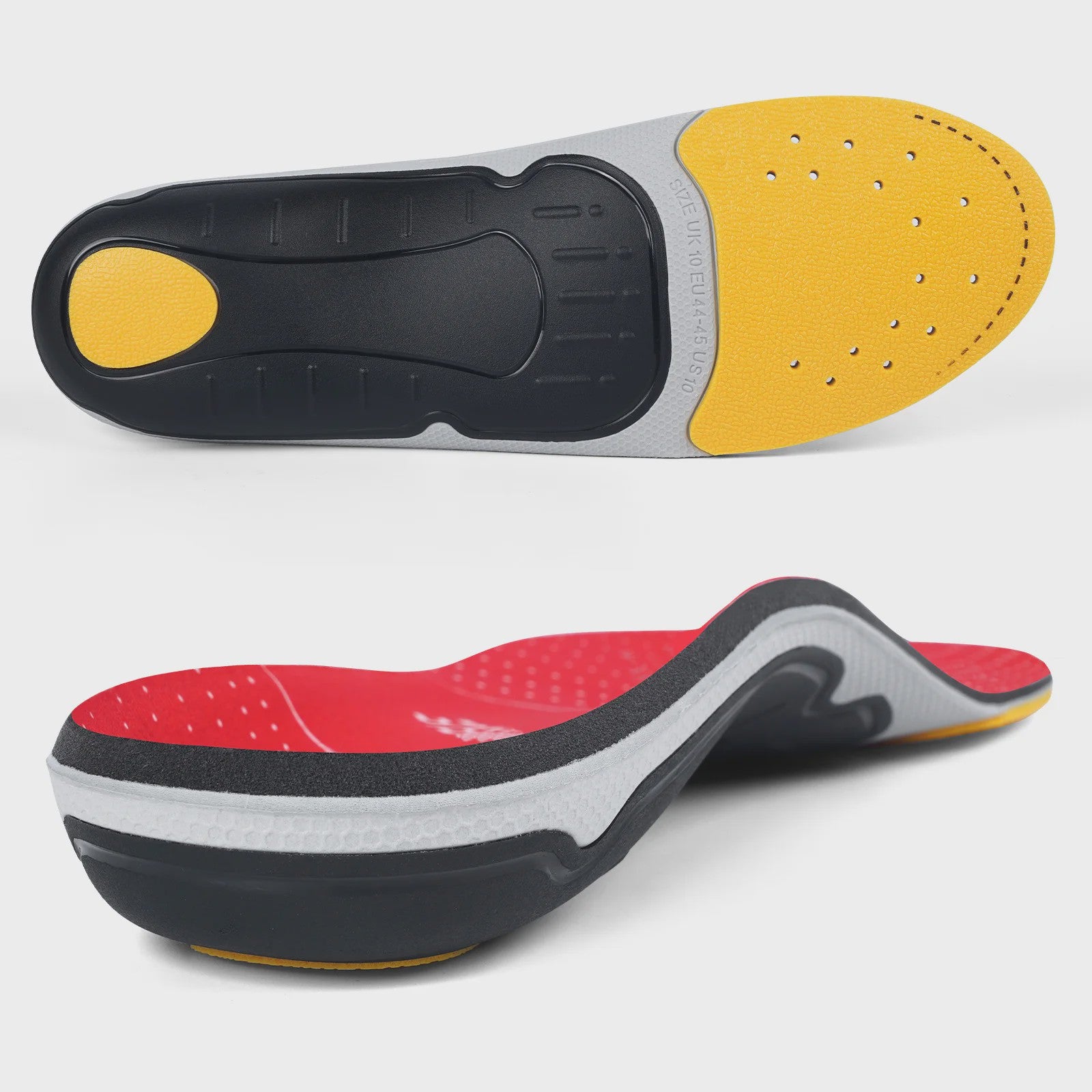 Orthopedische Inlegzolen voor Hoge Boog, Platte Voet & Pijnverlichting - Unisex