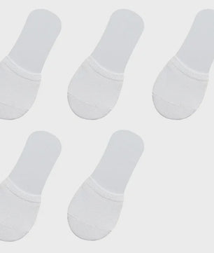 5 Paar Invisible Sokken Dames - Ademend Katoen, Zomer Half Voet Sokjes