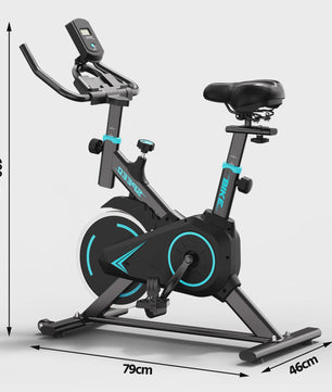 Indoor Spinning Fiets met App Connectie & LCD Display - Ultra Stil & Verstelbare Weerstand