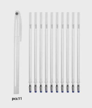 Set van 10 Hitte-uitwisbare Stoffen Markers - Perfect voor Naaien en Knutselen