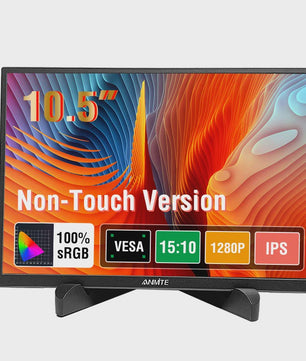 Anmite 10.5" Draagbare Monitor - 1280P HDR, 15:10 Beeldverhouding, Touchscreen Optioneel