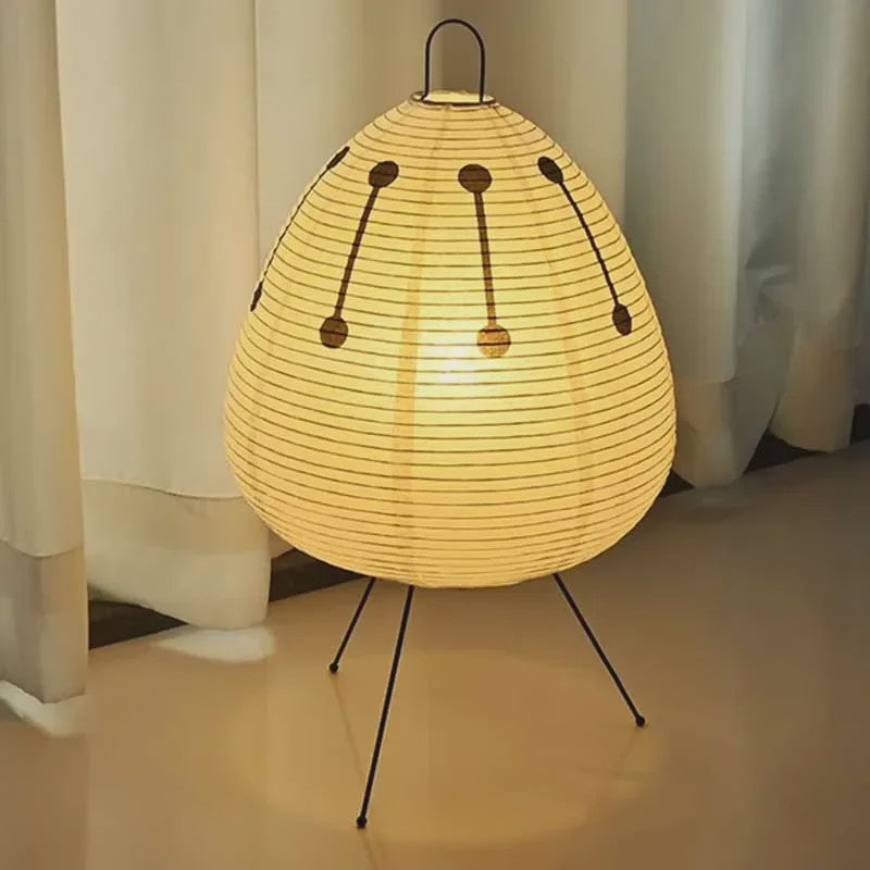 Akari Noguchi Stijl Tafellamp - Japanse Rijstpapier Lamp met Statief