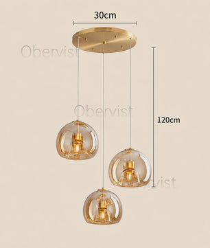 Moderne Glazen Hanglamp - Stijlvol Design voor Woonkamer, Eetkamer & Keuken