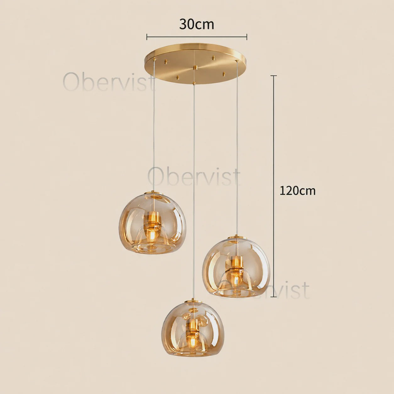 Moderne Glazen Hanglamp - Stijlvol Design voor Woonkamer, Eetkamer & Keuken