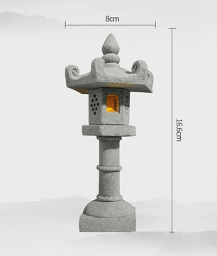 Mini Pagode Lantaarn Decoratie - Zen Tuin, Aquarium & Buiten