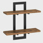 Zwevende Wandplanken Set van 2 - Decoratieve en Functionele Opbergplanken voor Woonkamer, Slaapkamer en Keuken