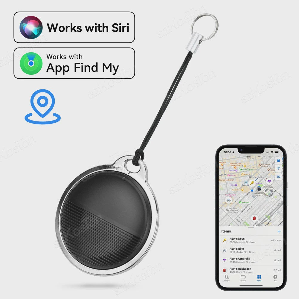 Mini GPS Tracker Smart Tag - Vind Je Sleutels, Tas of Huisdier met Apple Find My