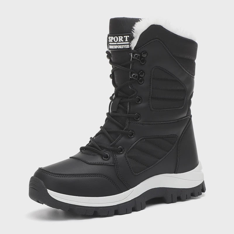 Dames Winter Snowboots Hoge Schacht - Waterdicht & Warm