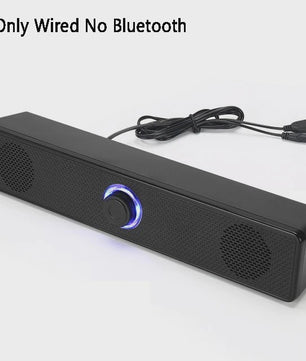 Draadloze Bluetooth Soundbar voor PC, TV & Laptop - Compact en Krachtig Geluid