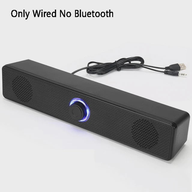 Draadloze Bluetooth Soundbar voor PC, TV & Laptop - Compact en Krachtig Geluid
