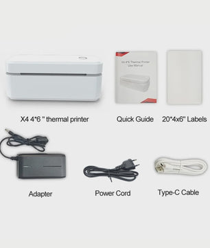 Marklife X4 Thermische Labelprinter - Draagbaar, Bluetooth & Automatische Herkenning